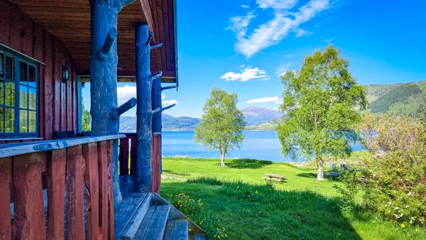Hütte in Norwegen am Romsdalfjord