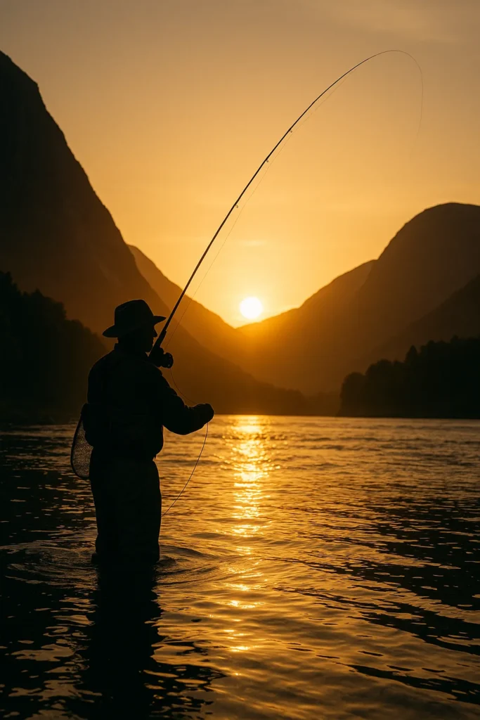 Angler beim Romsdalsfjord – Beste Zeiten zum Angeln im Romsdalsfjord