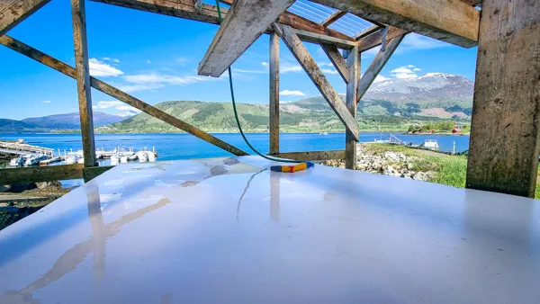 Filetierplatz in Norwegen am Romsdalfjord