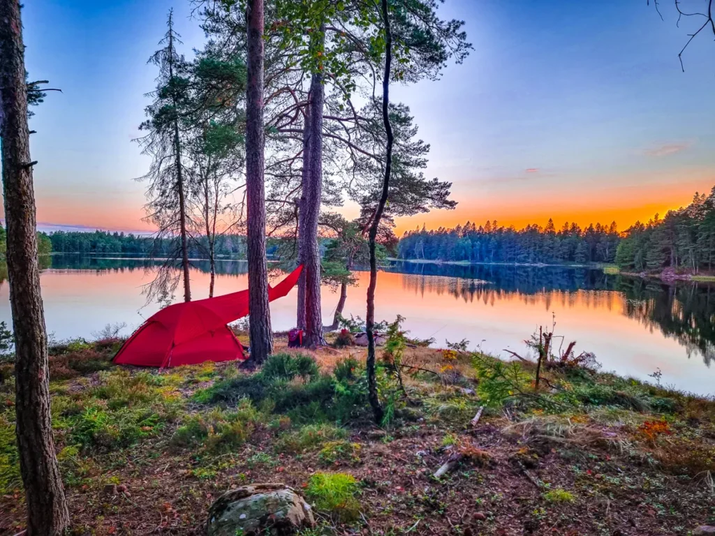 Solo Camping Angelurlaub Norwegen